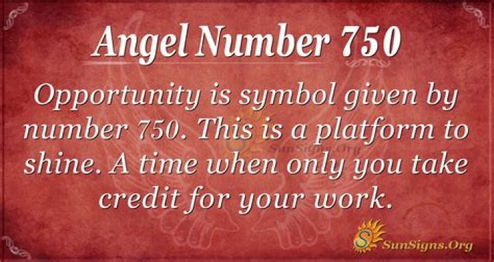 750 angel number
