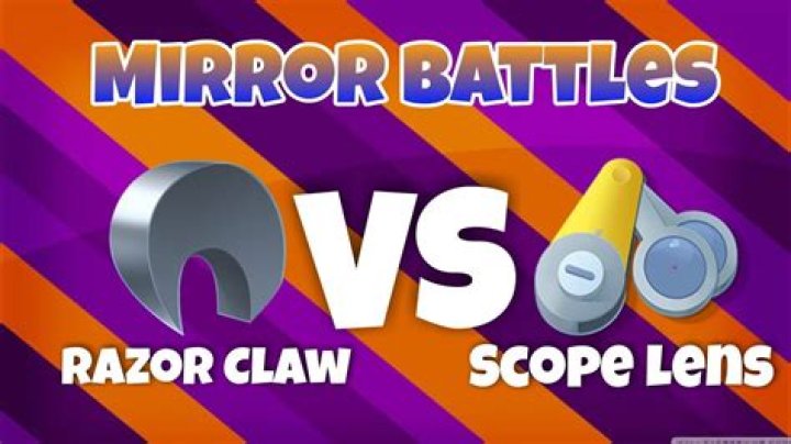 scope lens or razor claw